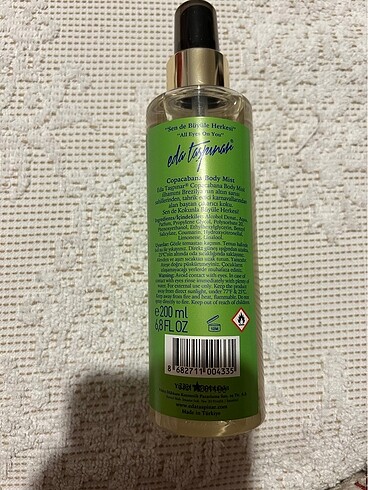 Eda Taşpınar Eda Taşpınar Copacabana body mist