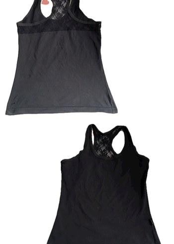 Siyah Dantelli Spor Atlet