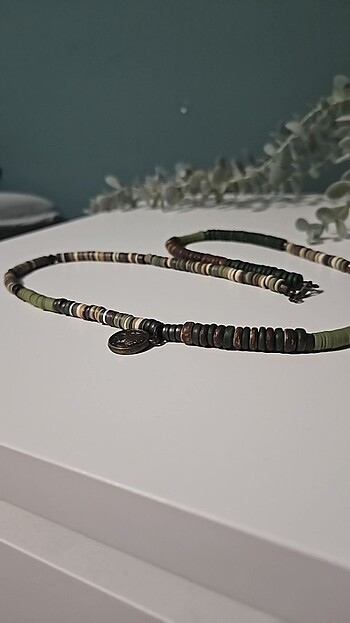  Beden çeşitli Renk El Yapımı Fimo ve Tahta Boncuk Kolye