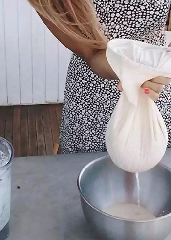 bitkisel süzme torbası süzme yoğurt torbası - Görsel 7