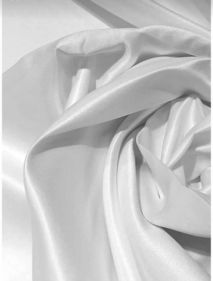 beyaz saten güneşlik perde özel dikim FABRİKADAN HALKA - Görsel 2