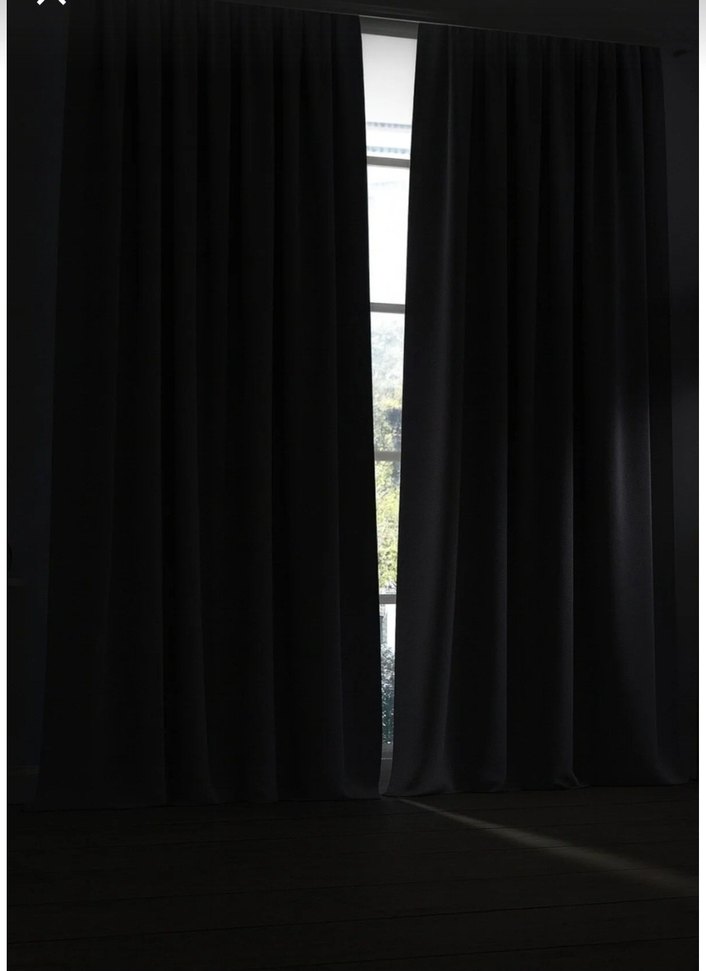 Antrasit Gri Modern Klasik blackout karartma perde özel dikim - Görsel 4