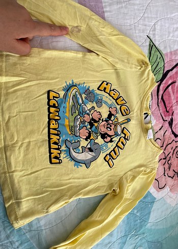 Kız Çocuk Sarı Triko Bluz - Görsel 4