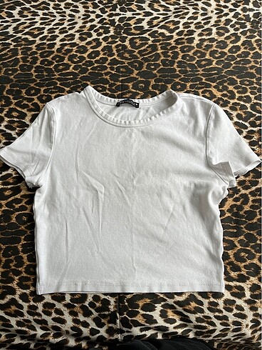 Zara Beyaz Crop