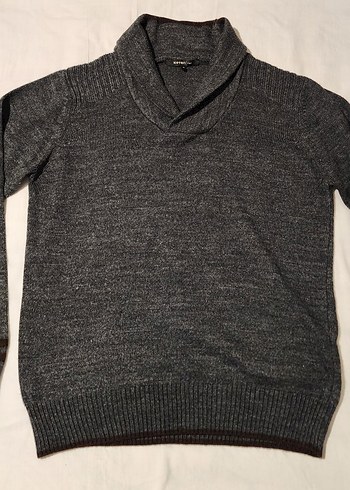 Koton Antrasit Melanj Triko Kazak