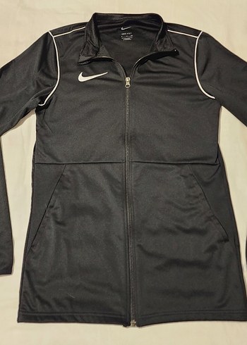Nike Siyah Spor Fermuarli Ceket