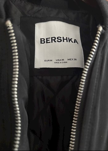 Bershka Fermuarlı Bomber Erkek Ceket - Görsel 4