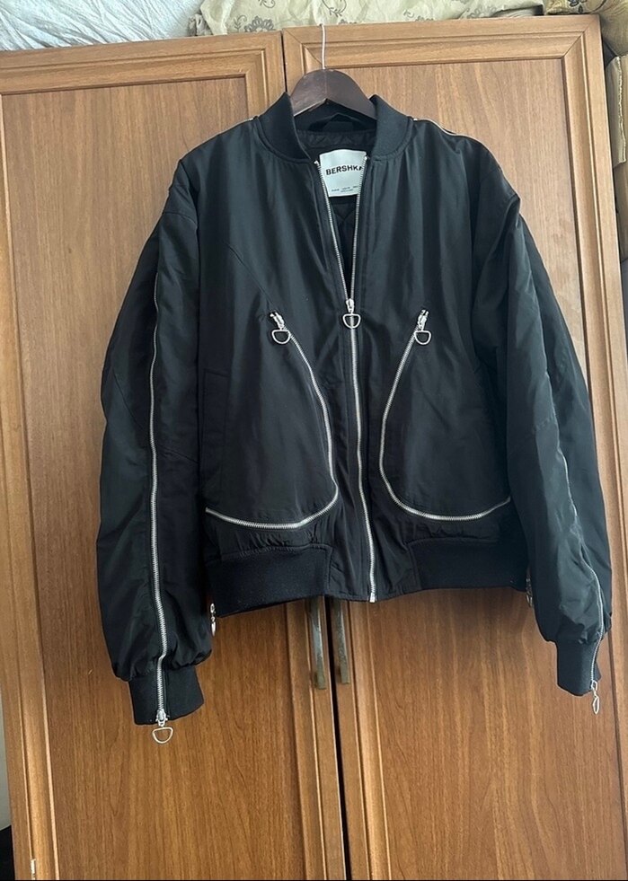 Bershka Fermuarlı Bomber Erkek Ceket - Görsel 2
