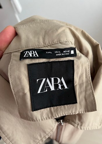 Zara Bej Teknik Ceket - Görsel 3