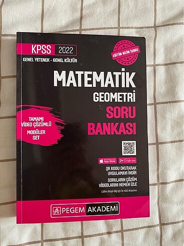 Pegem Akademi 2022 KPSS Matematik Soru Bankası