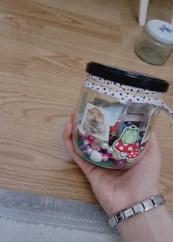 Beden çeşitli Renk Süpriz Takı kavanozu orta boy