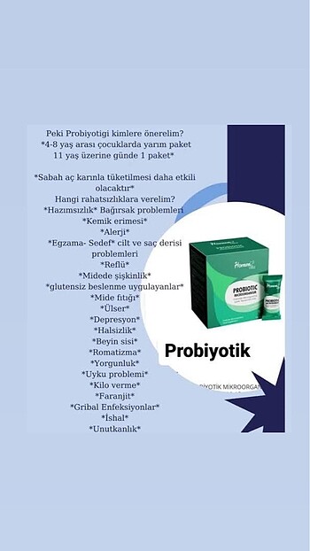 Diğer Homm Bitkisel Probiyotik