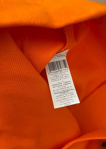 Beymen Turuncu Basic Kumaş Kol Çantası - Görsel 3