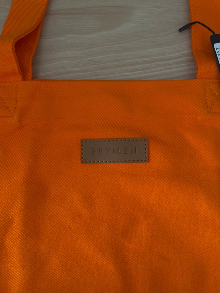 Beymen Turuncu Basic Kumaş Kol Çantası - Görsel 2