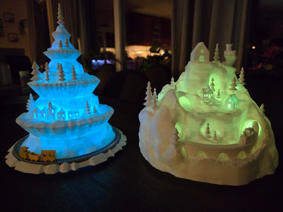 Beyaz Işıklı Dekoratif Mumluk - Görsel 3