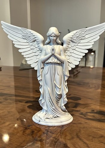 Siyah Ay Şeklinde Dekoratif Vazo - Görsel 4