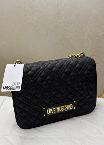 Love Moschino Siyah Deri Kadın Çanta