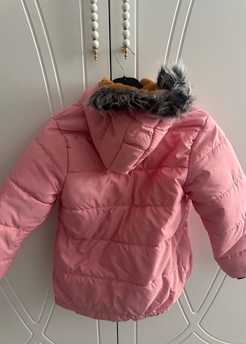 Kız Çocuk Pembe Fermuarlı Mont - Görsel 2