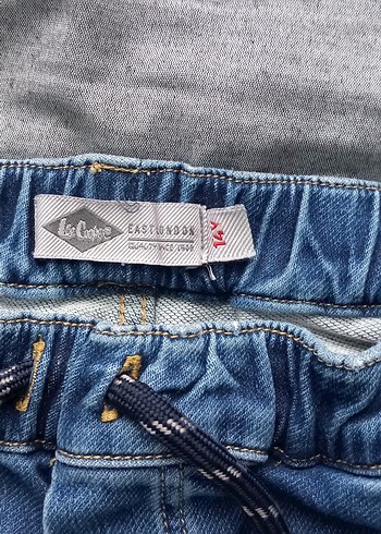 13-14 Yaş Beden mavi Renk erkek Çocuk Denim Şort 14 yaş