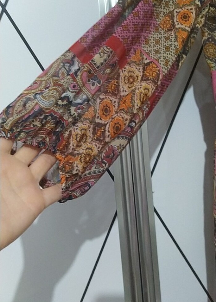 Desenli elbise 36 beden - Görsel 4