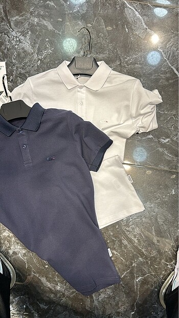 l/xl Beden LACOSTE BEYAZ POLO YAKA
