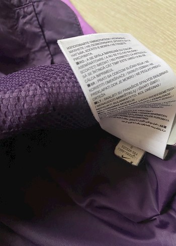 Mor Nike kadın İnce Yağmurluk - Görsel 6