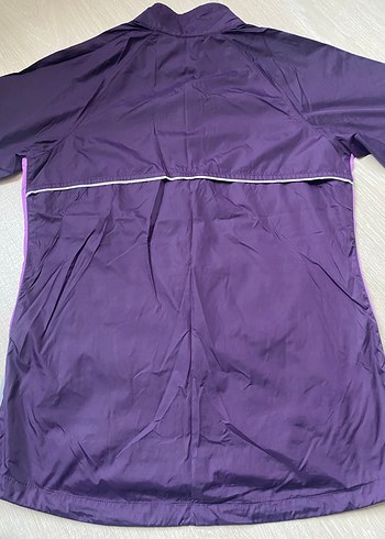 Mor Nike kadın İnce Yağmurluk - Görsel 2