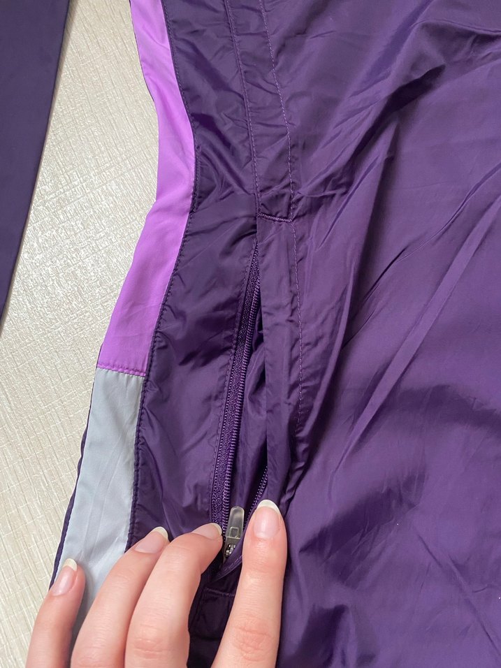 Mor Nike kadın İnce Yağmurluk - Görsel 5