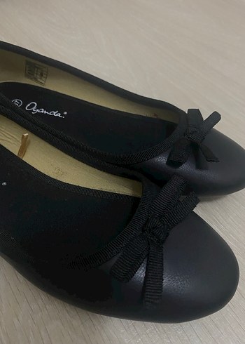 Kadın Siyah Fiyonk Detaylı Babet - Görsel 2