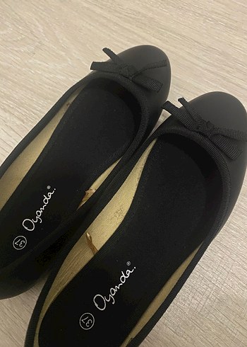 Kadın Siyah Fiyonk Detaylı Babet - Görsel 4