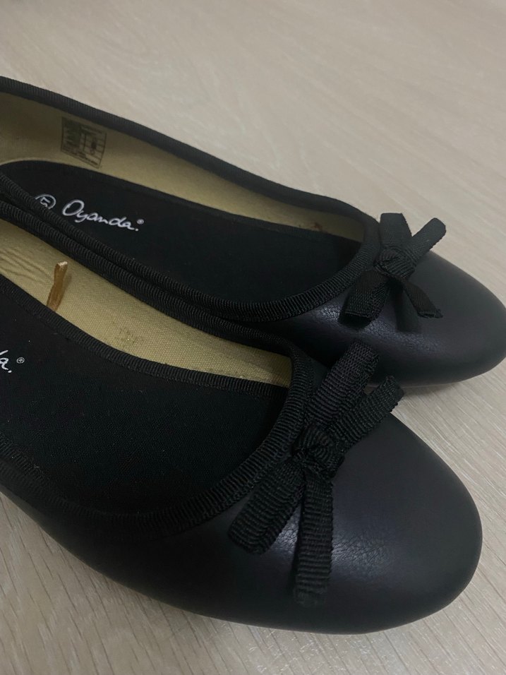 Kadın Siyah Fiyonk Detaylı Babet - Görsel 2