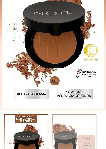 Toz Allık-08 Bronze Show Kompakt Aynalı - Görsel 4