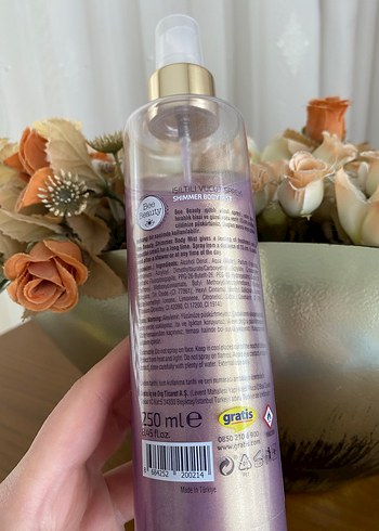 Işıltılı Bee Beauty Vücut Spreyi Violet 250 ml - Görsel 2
