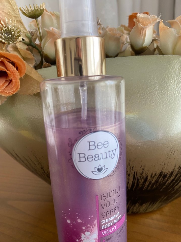 Işıltılı Bee Beauty Vücut Spreyi Violet 250 ml - Görsel 3