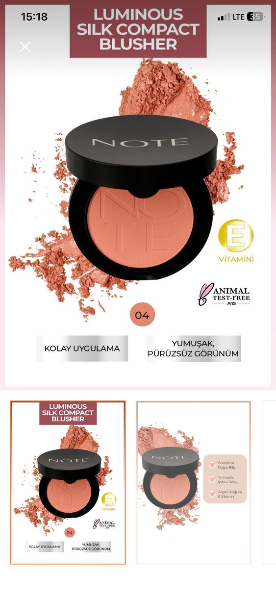 Toz Allık -04 Soft Peach - Görsel 4