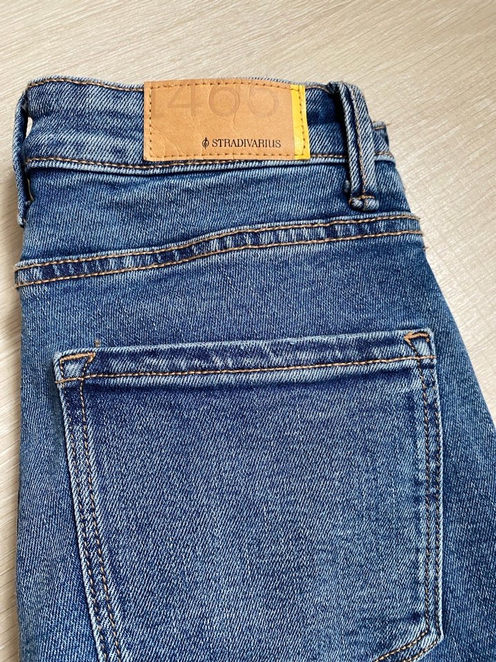 Stradivarius 1465 Mom Fit Dar Kesim Jean - Görsel 5