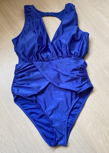 Saks Drapeli Derin V Yaka Mayo - Görsel 2