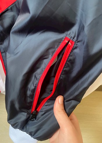 Renkli Fermuarlı Erkek Spor Yağmurluk - Görsel 6
