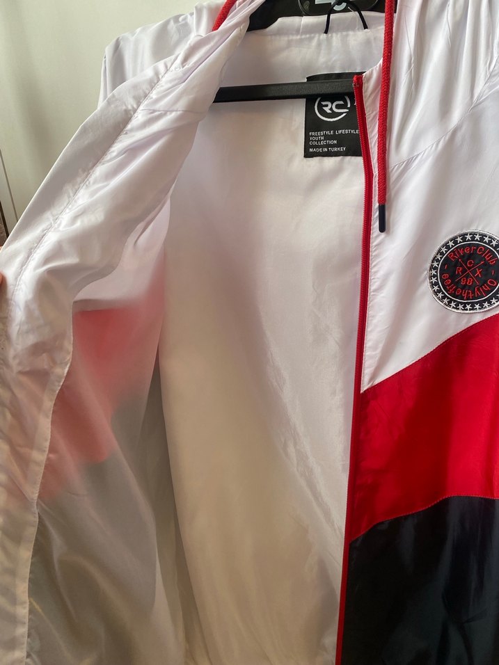 Renkli Fermuarlı Erkek Spor Yağmurluk - Görsel 3