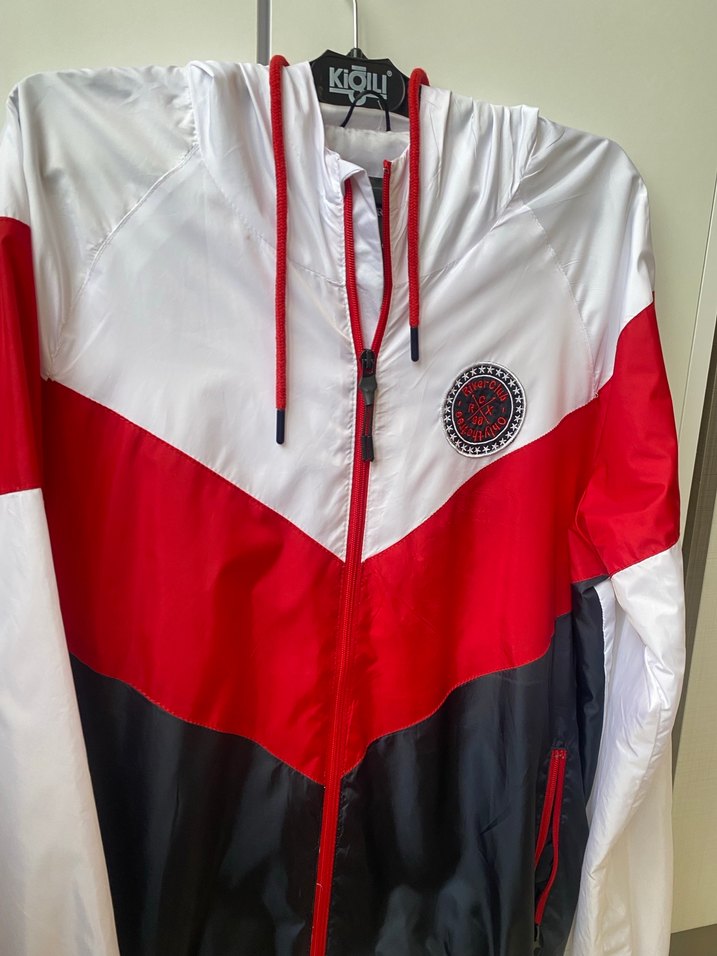 Renkli Fermuarlı Erkek Spor Yağmurluk - Görsel 2