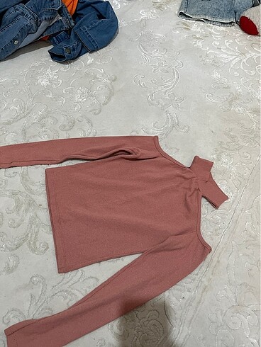 omzu açık pembe bluz