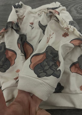 Uzun Kollu Baskılı Triko Bebek Kız Takımı - Görsel 5