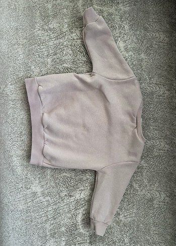 Kız Çocuk Gri Baskılı Sweatshirt - Görsel 2