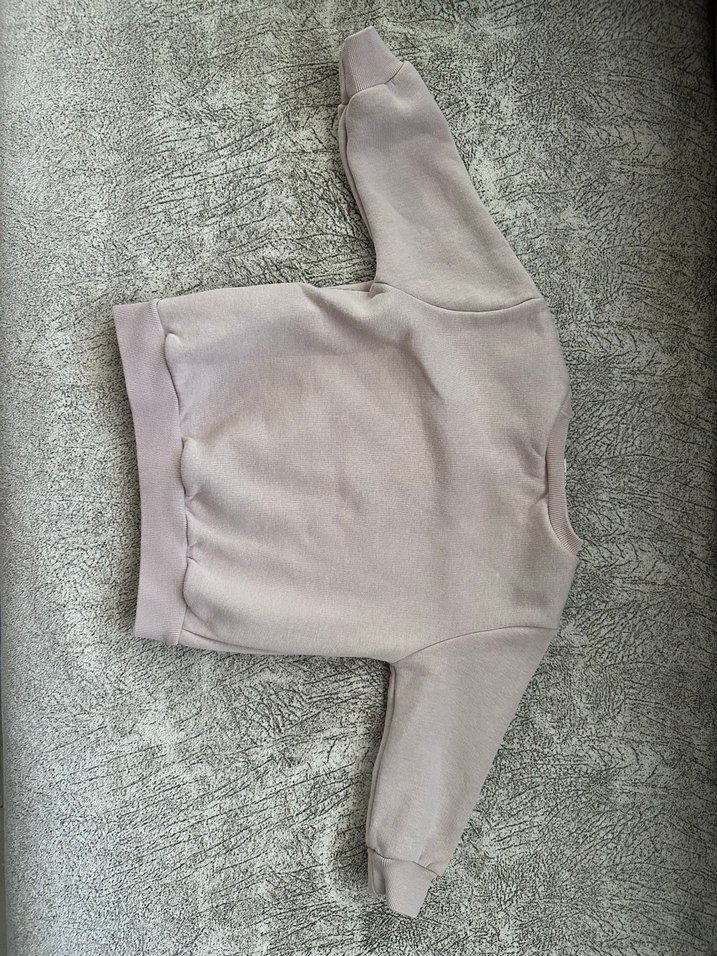 Kız Çocuk Gri Baskılı Sweatshirt - Görsel 2