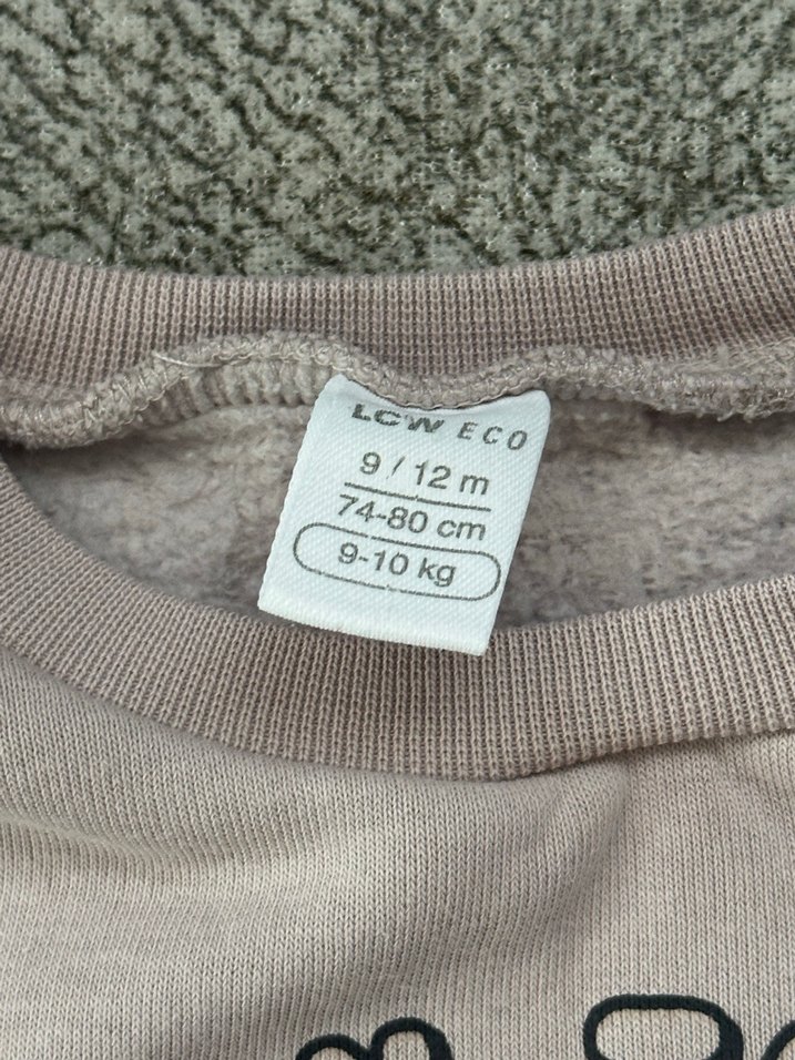 Kız Çocuk Gri Baskılı Sweatshirt - Görsel 3