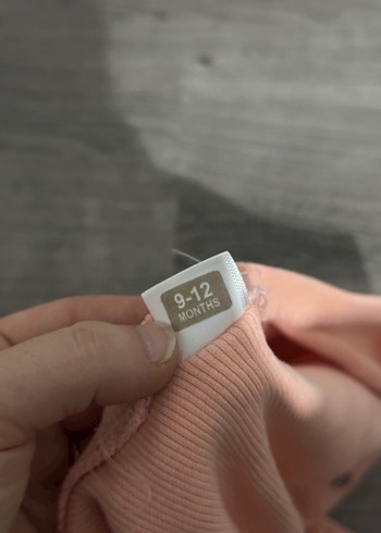 Düğmeli Pastel Kahverengi Bebek Kız Tulum - Görsel 3