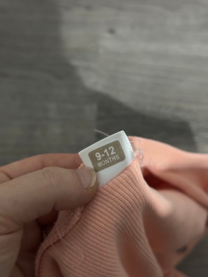 Düğmeli Pastel Kahverengi Bebek Kız Tulum - Görsel 3