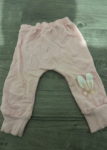 Kız Çocuk Pembe Rahat Kesim Tayt - Görsel 2