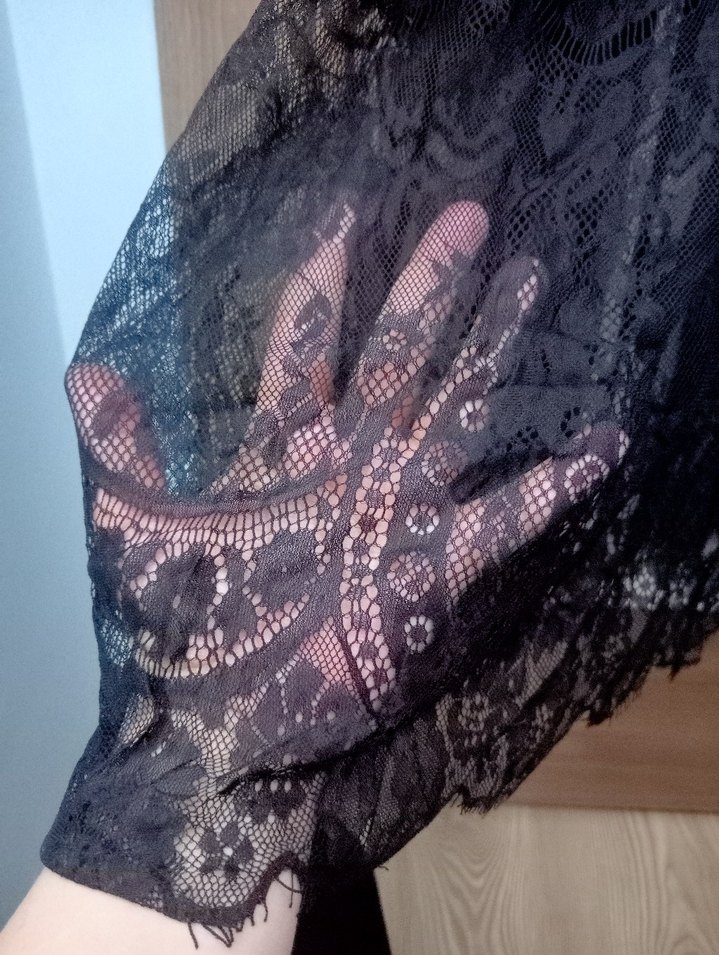 Forever New siyah Dantel kadın Abiye - Görsel 3