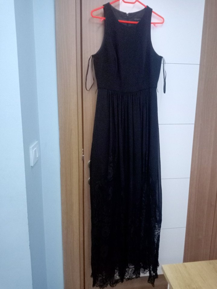 Forever New siyah Dantel kadın Abiye - Görsel 2